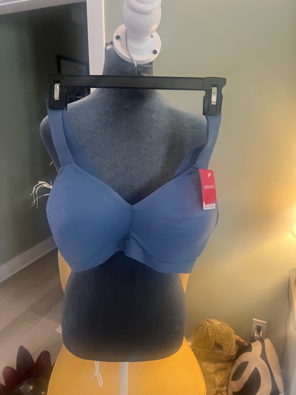 SPANX Blue Wireless Support Bra